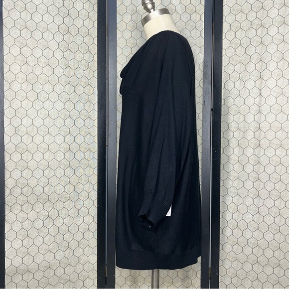 Chico’s Touch of Cashmere Drape NK 3 Qtr. Sleeve Pullover Top - Picture 2 of 12